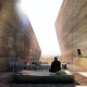 Illustration for article titled This Desert Resort Would Literally Be Carved Into the Side of a Mountain
